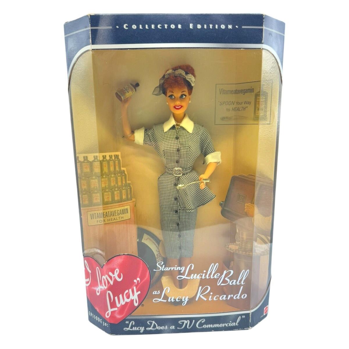 I Love Lucy Ricardo Barbie Doll Lucy Does A TV Commercial Episode 30 Mattel 1997