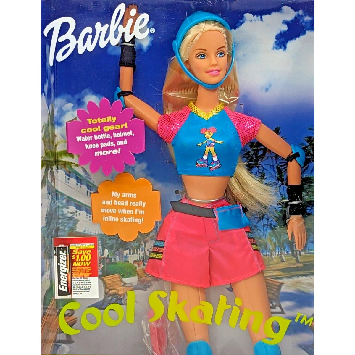 Cool Skating Barbie 1999 - Mattel 25887 - Battery Operated Skates - Nip