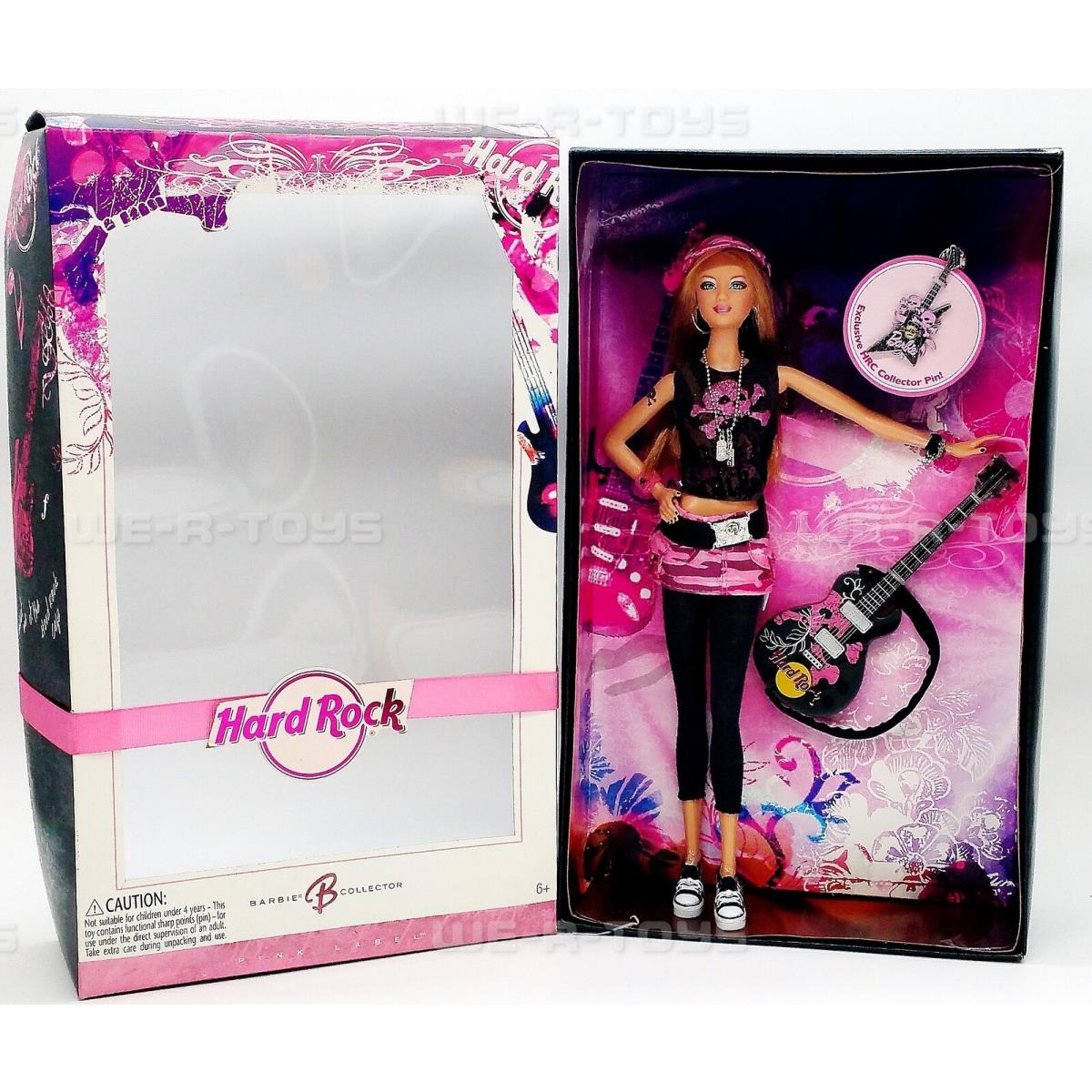 Hard Rock Barbie Doll Pink Label 2006 Mattel K7906