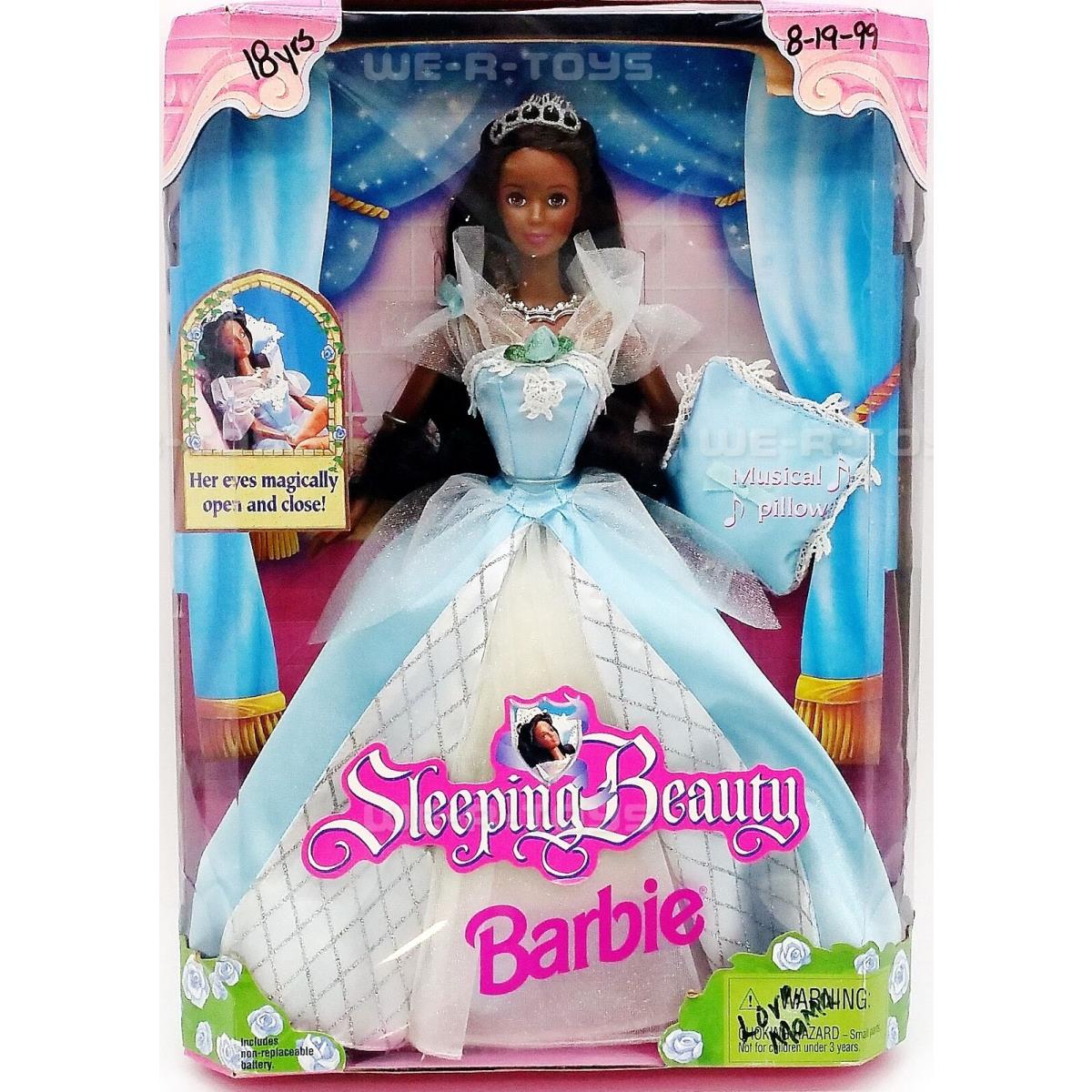 Sleeping Beauty African American Barbie Doll 1998 Mattel 20490