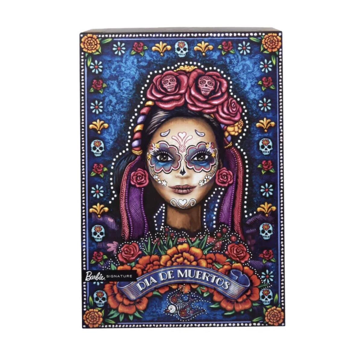 Barbie Dia De Los Muertos 2022 Day of The Dead Doll Calavera Face