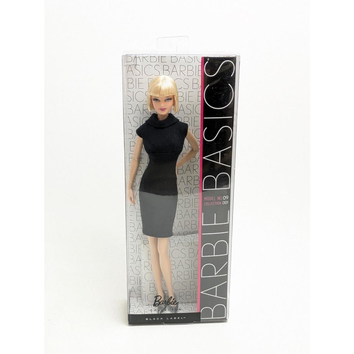 Barbie Basics Model No. 09 Collection 001 Black Label Doll R9922 Mattel Nrfb