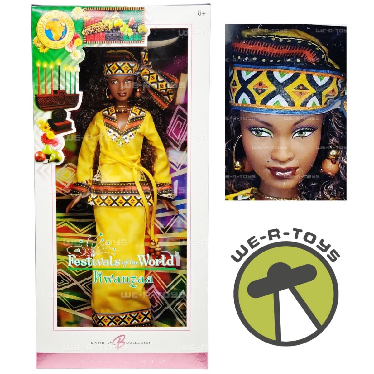 Kwanzaa Barbie Dolls of The World Festivals Of The World 2006 Mattel J0945