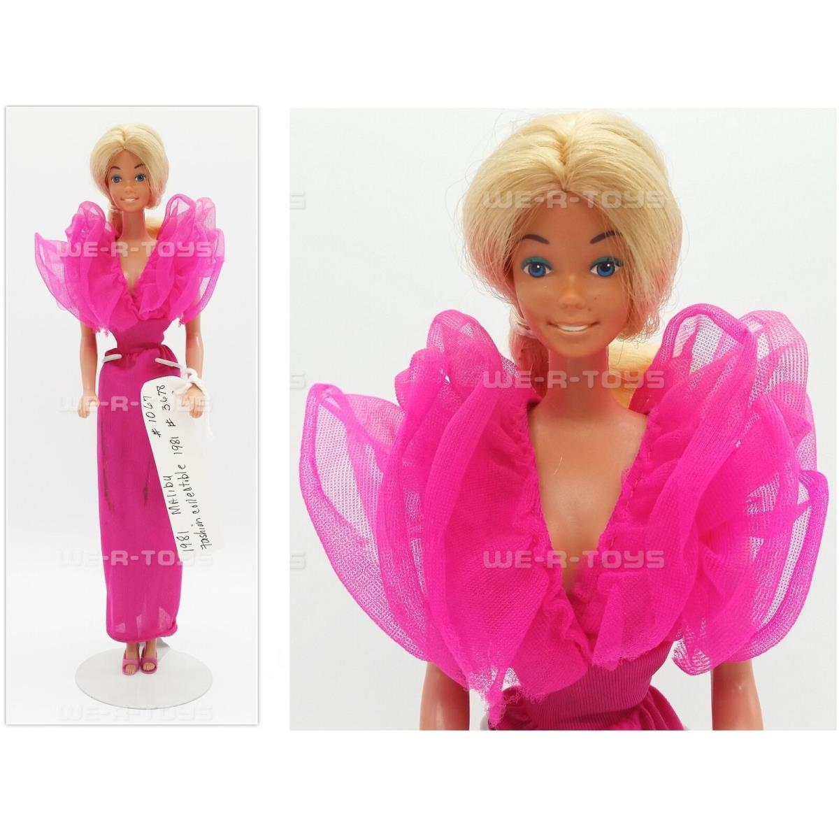 1981 Barbie Malibu 1067 Fashion Collectible 3678