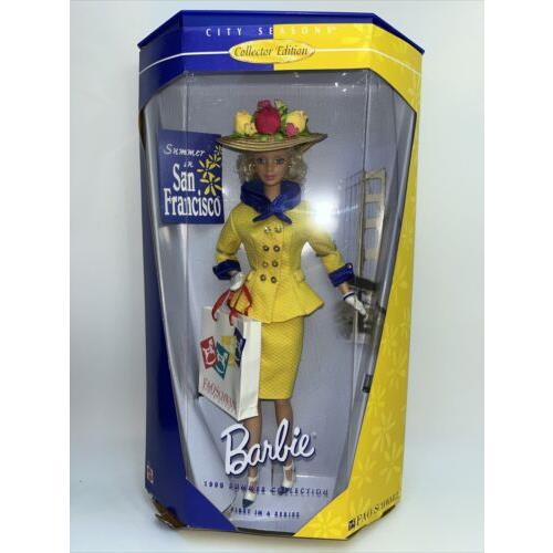 Summer in San Francisco Barbie Doll City Seasons Collection 1997 Mattel 19363 - Doll Hair: , Doll Eye: Blue