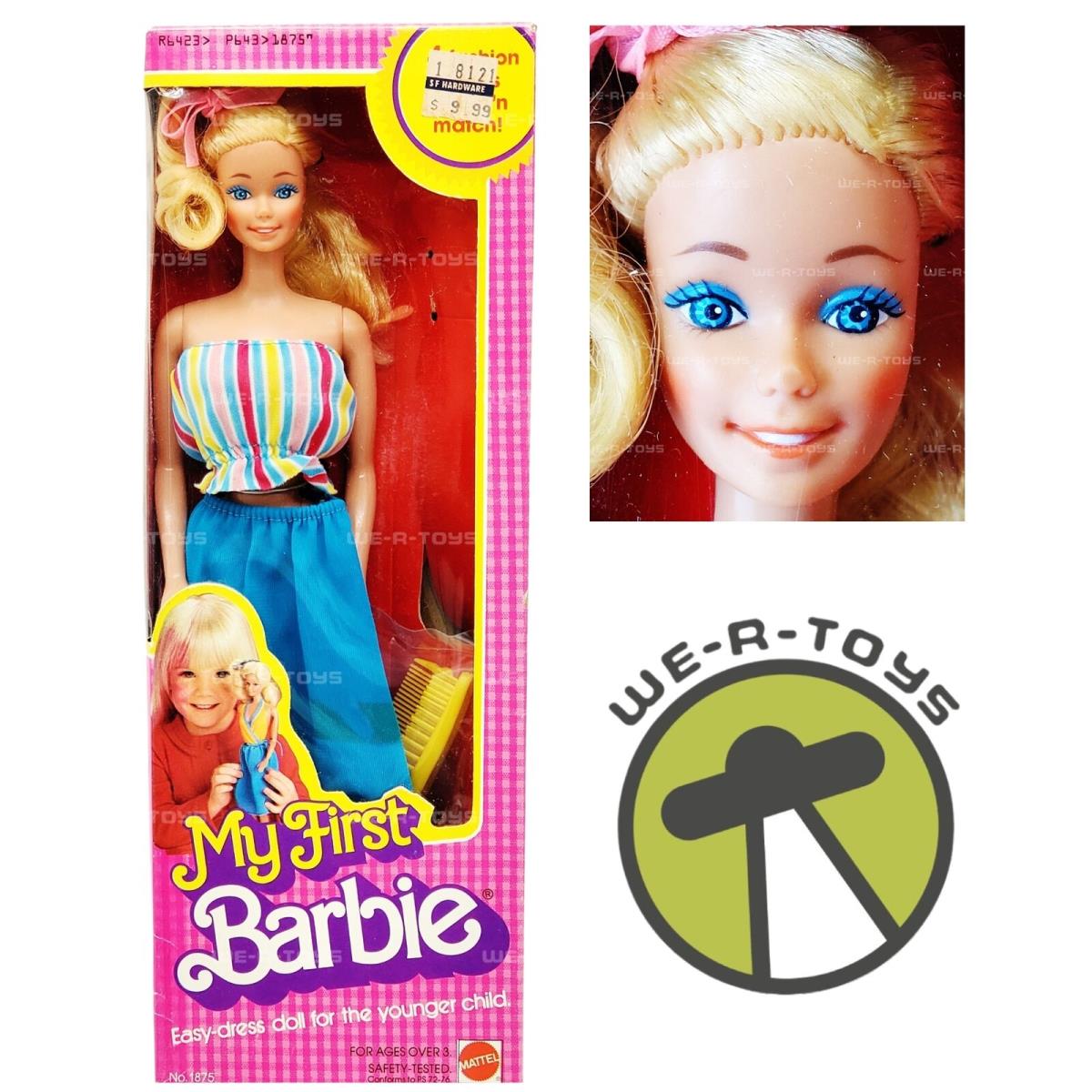 My First Barbie Doll Heather O`rourke Box Mattel 1980 No. 1875 Rare