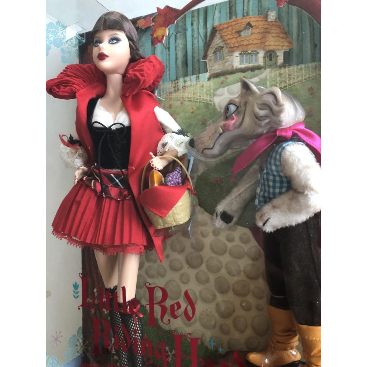 Little Red Riding Hood Barbie and Wolf Doll