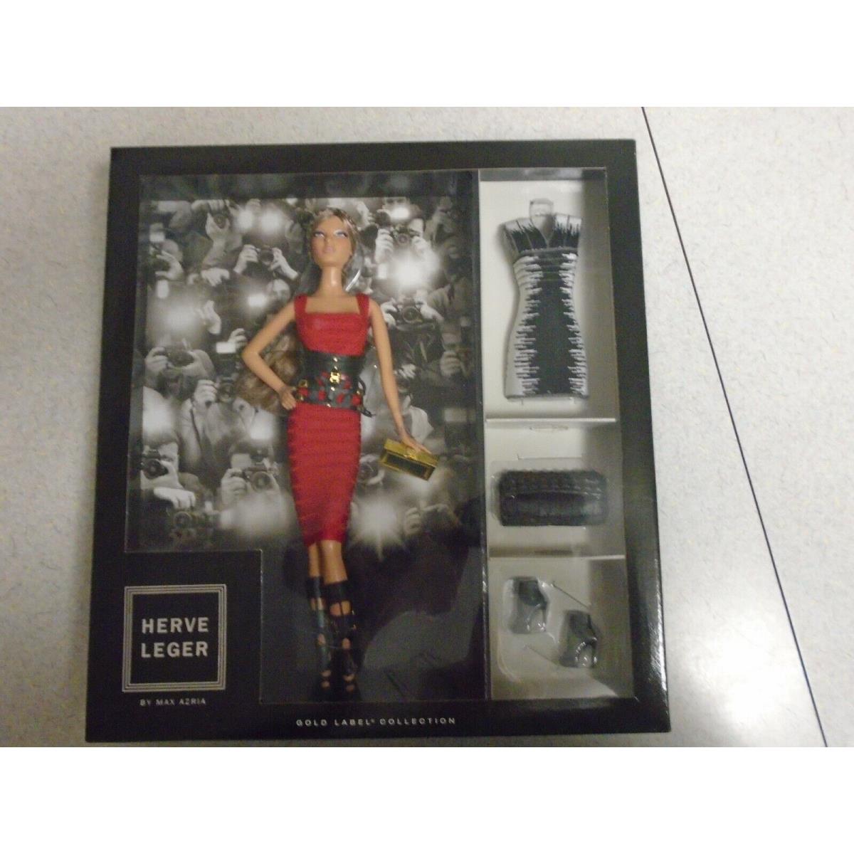 Mattel Barbie Gold Label Collection Herve Leger Dress Doll by Max Azria 2013