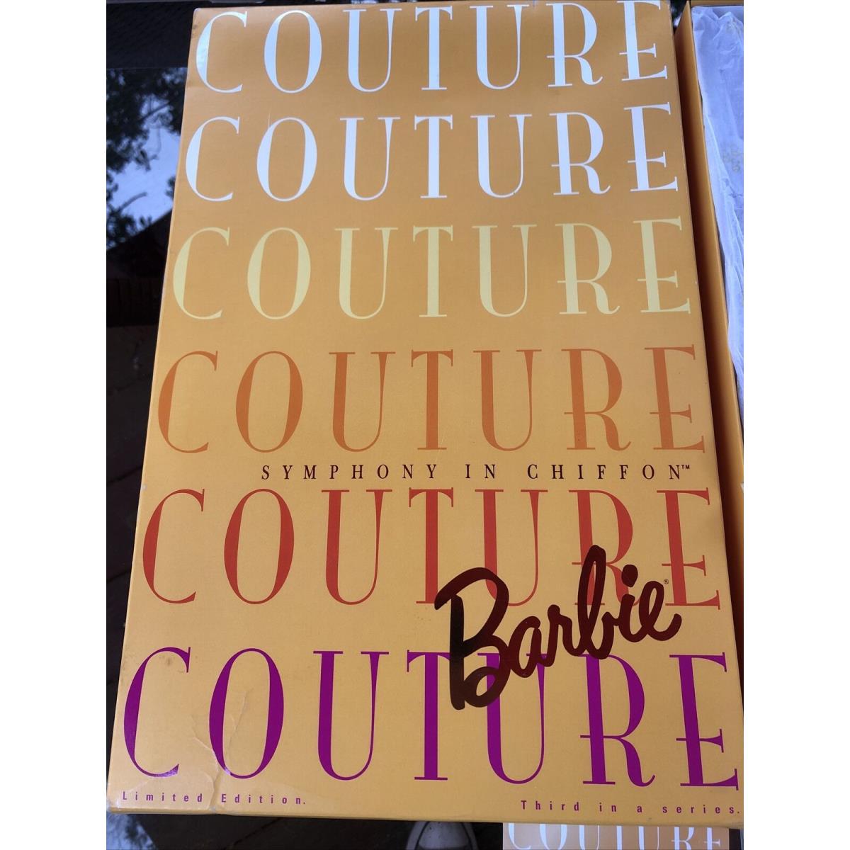 Couture Barbie Doll Symphony in Chiffon Limited Edition 1997 Mattel New