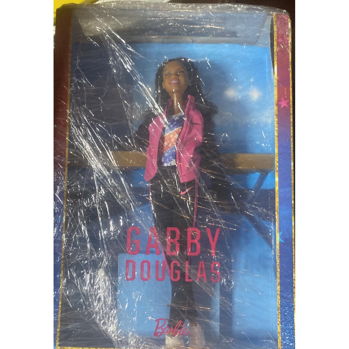 Mattel Gabby Douglas Barbie Doll Nonmint Box Shrink Wrapped