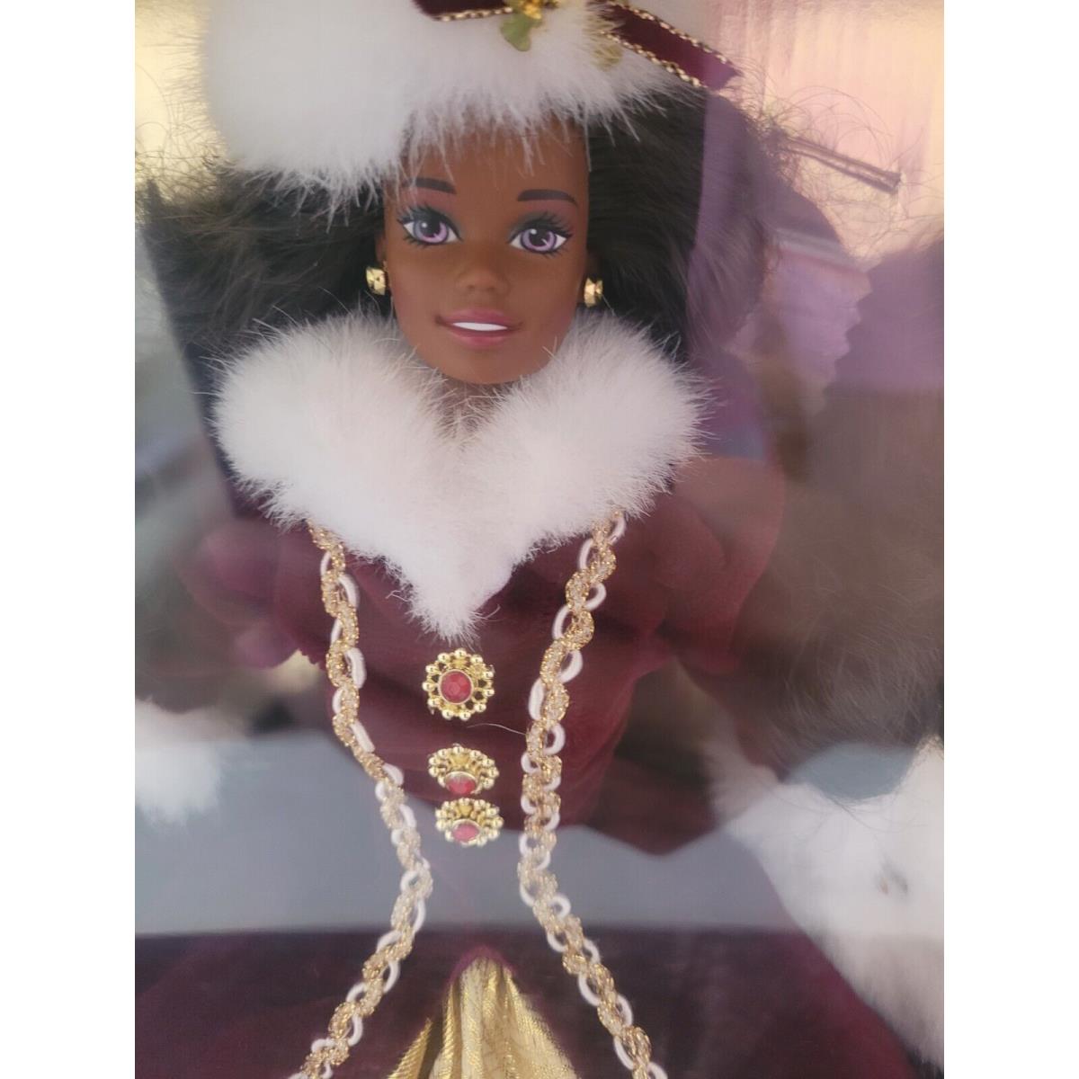 1996 Mattel Happy Holidays Barbie Doll African American Vintage