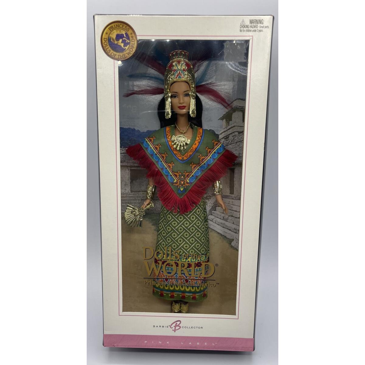 Princess of Ancient Mexico 2004 Barbie Doll Pink Label Nrfb