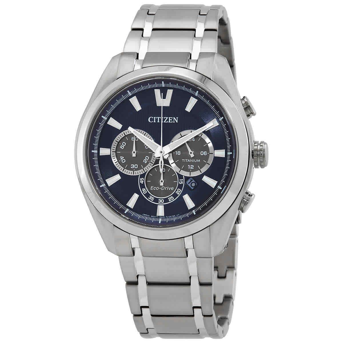 Citizen Chronograph Blue Dial Men`s Watch CA4010-58L