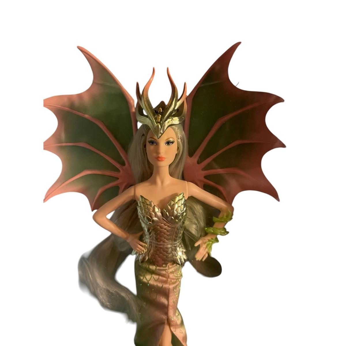 Signature Barbie Mythical Muse Fantasy Dragon Empress Doll Wings GHT44