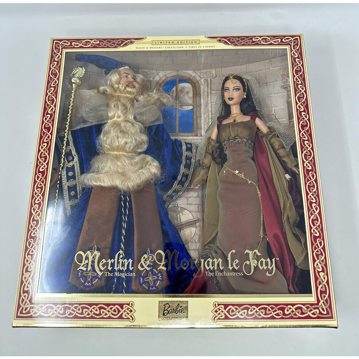 Barbie Merlin Morgan Le Fay Limited Edition Ken Barbie Mattel 28287 Nrfb