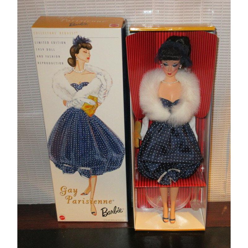 Nrfb Barbie Doll Collector`s Limited Edition 1959 Reproduction Gay Parisienne