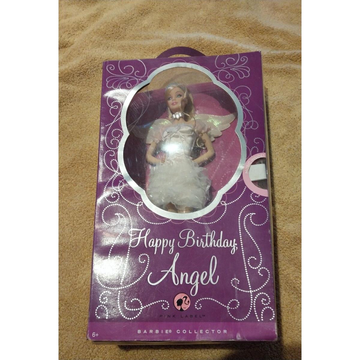 2 Happy Birthday Barbies -- 1996 Birthday 2008 Angel Barbie