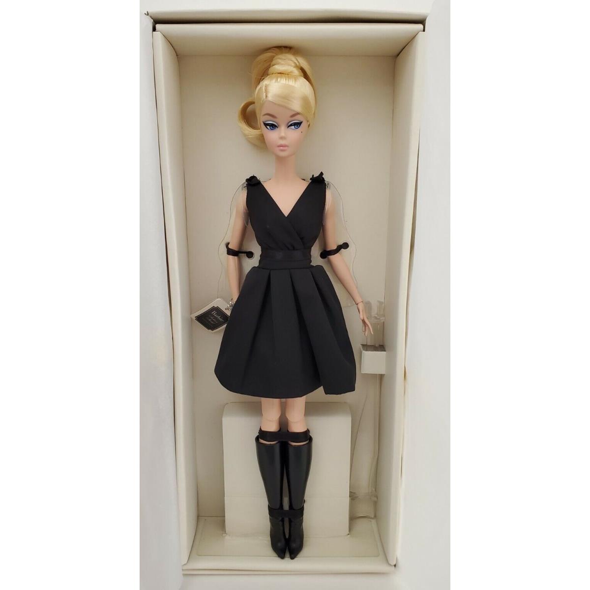 Mattel Barbie Gold Label Silkstone Classic Black Dress Doll Blonde