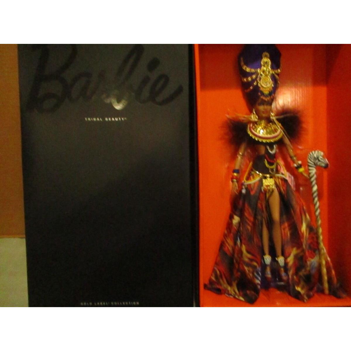 Barbie Tribal Beauty Doll Gold Label Global Glamour 2012 Mattel X8262 Nrfb