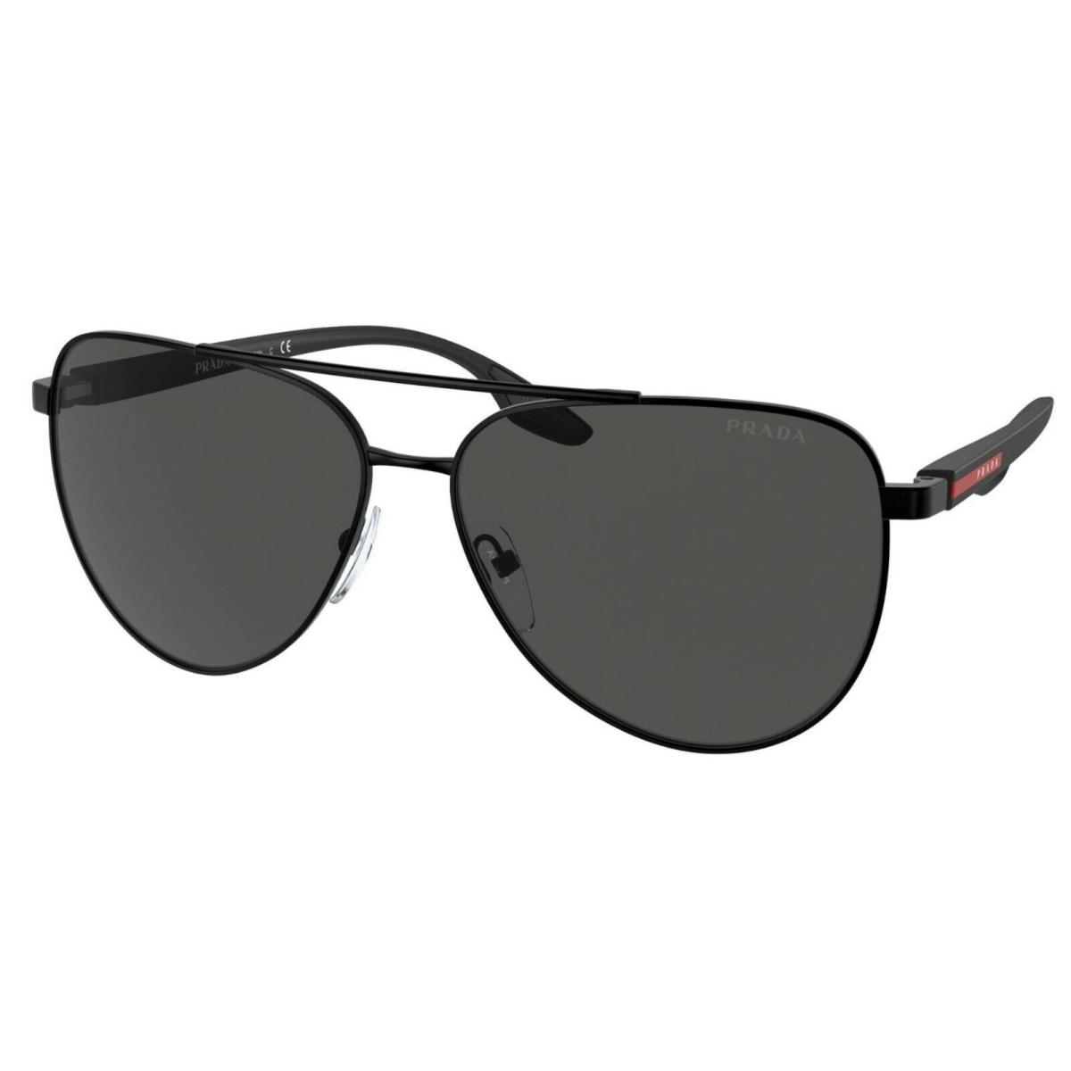 Prada Linea Rossa Sps 52WS Matte Black/grey 1BO-06F Sunglasses
