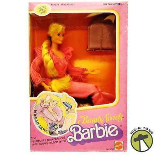 Barbie Beauty Secrets Doll 1979 Mattel Arms Move Poseable 1290 Nrfb