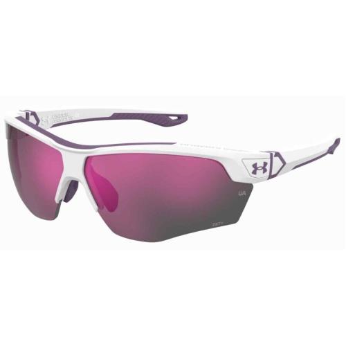 Under Armour Ua-yard-dual 0NIC-PC White/violet Unisex Sunglasses