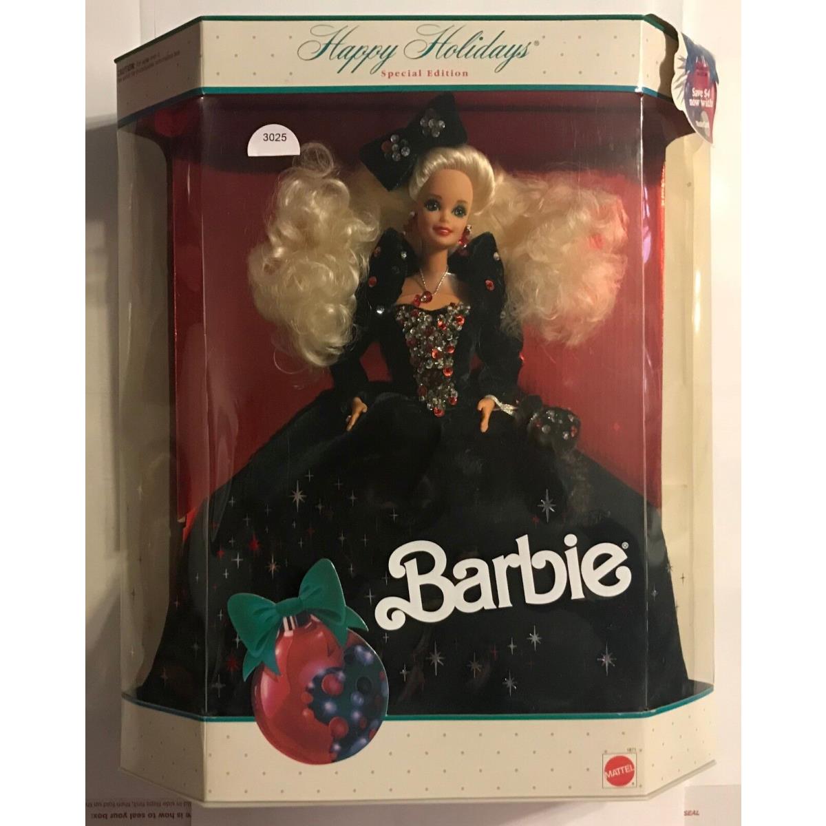 1991 Happy Holiday Barbie - Special Edition - Barbie Collectible 3025