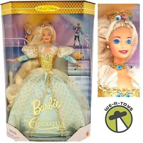 Cinderella Barbie Doll Children`s Collector Series 1996 Mattel 16900 Nrfb