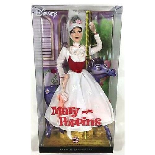 Julie Andrews as Mary Poppins on Carousel Barbie Doll Mattel 2007 Nrfb