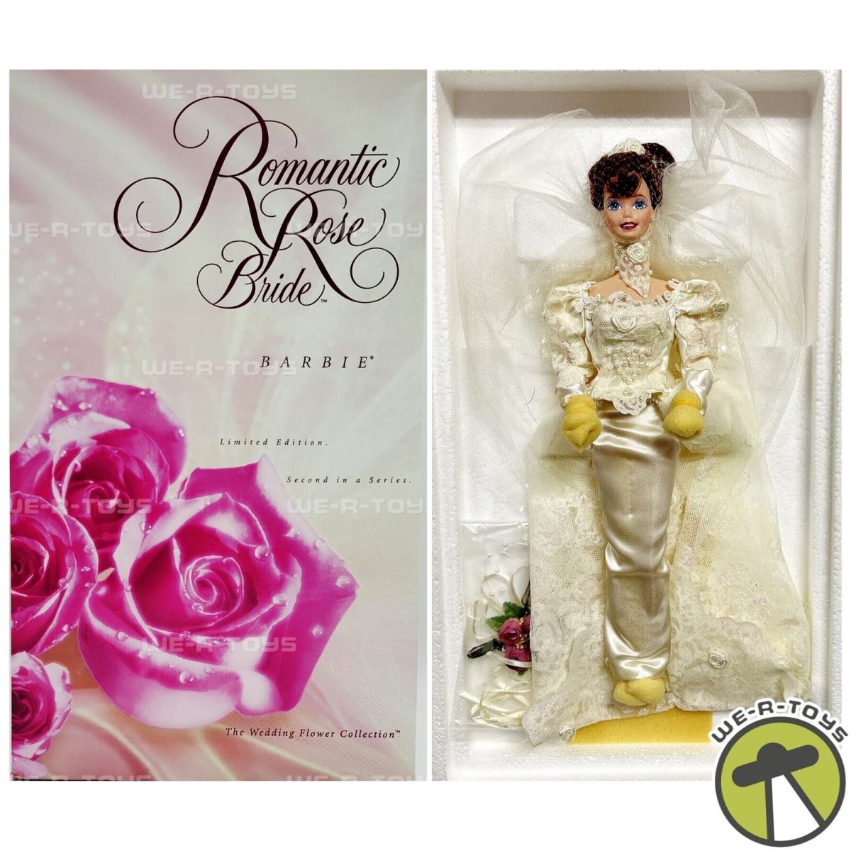 Romantic Rose Bride Barbie Doll Limited Edition 1995 Mattel No. 14541 Nrfb