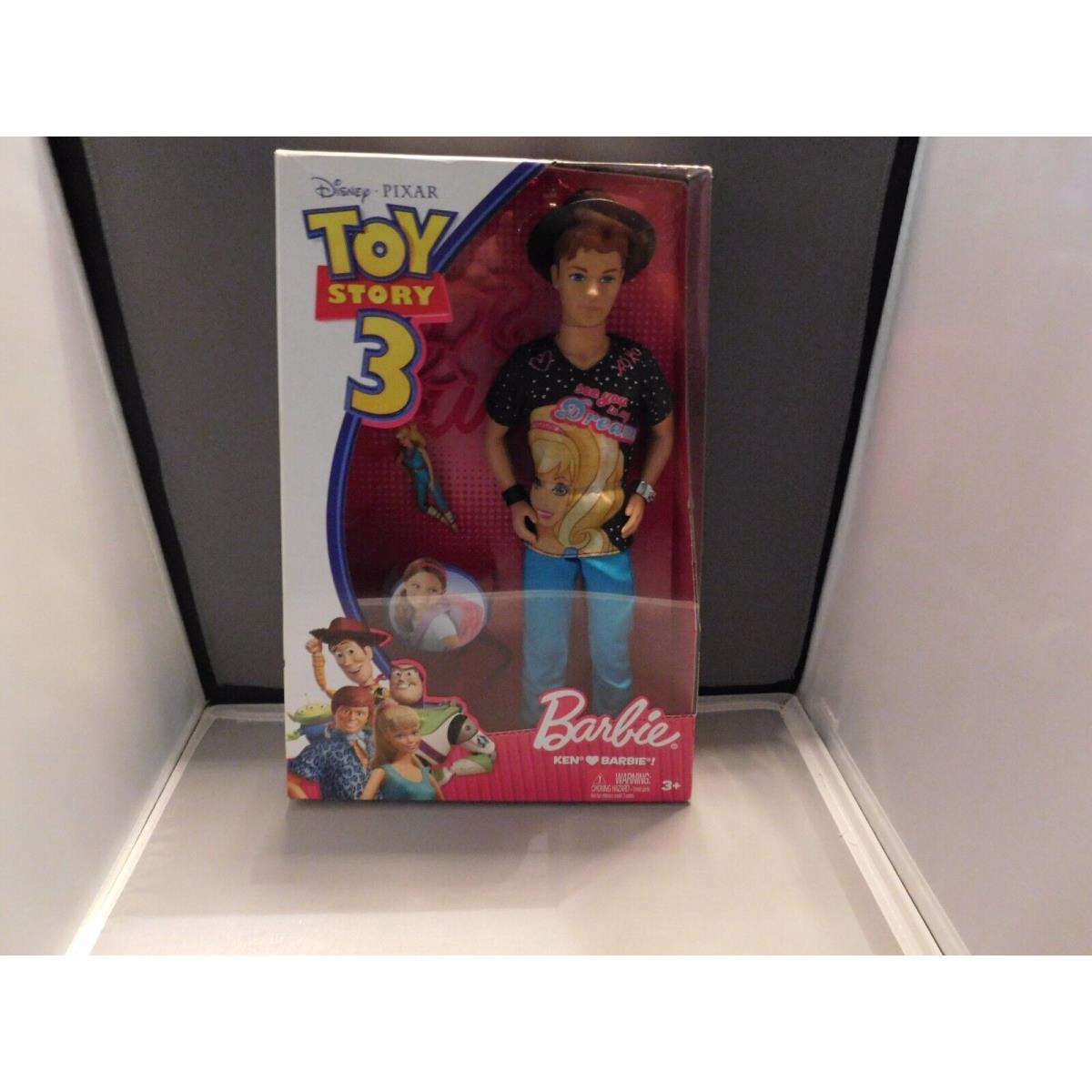 Mattel Toy Story 3 Ken Loves Barbie Doll with Key Chain Nip