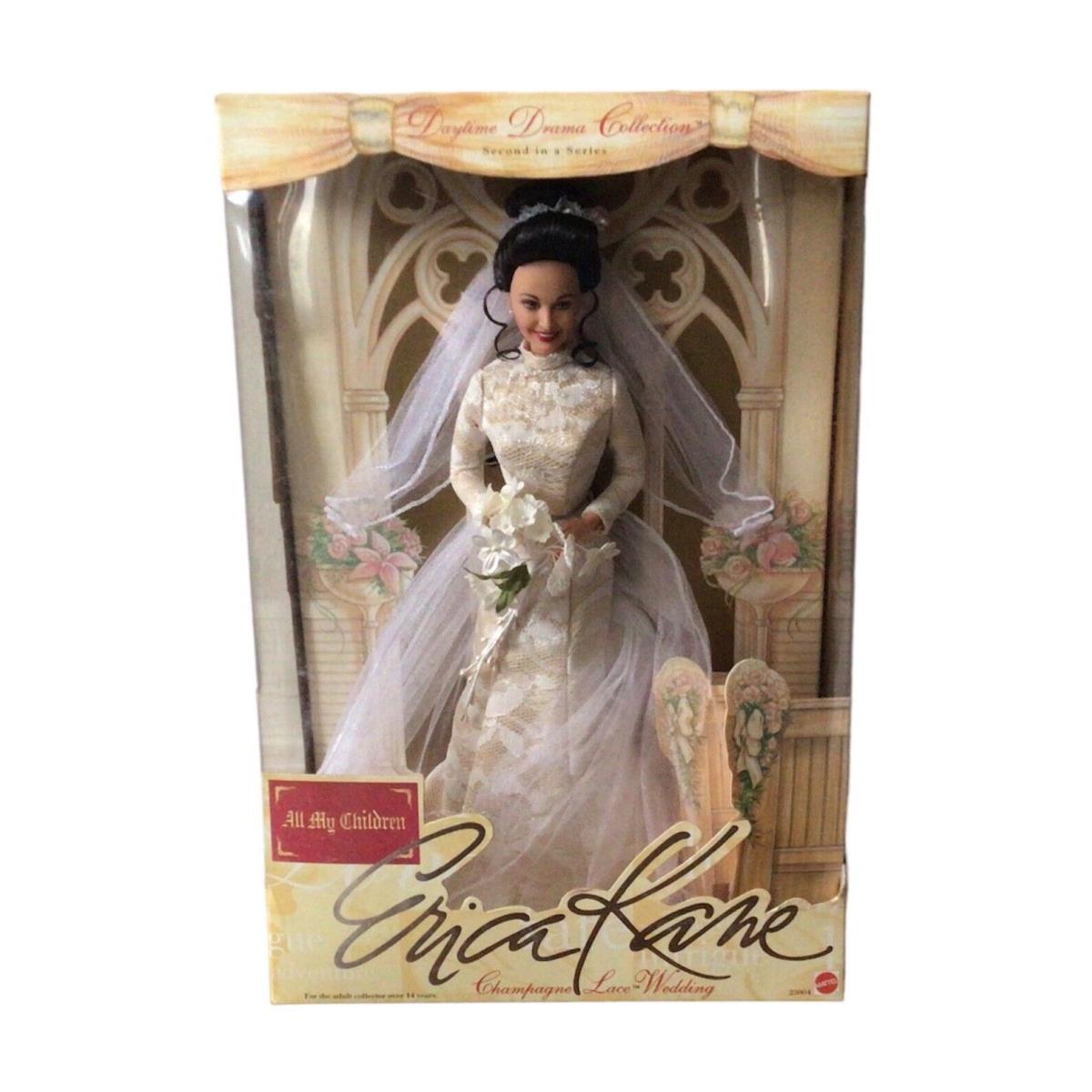 1999 Erica Kane All My Children Champagne Lace Wedding Barbie 23004