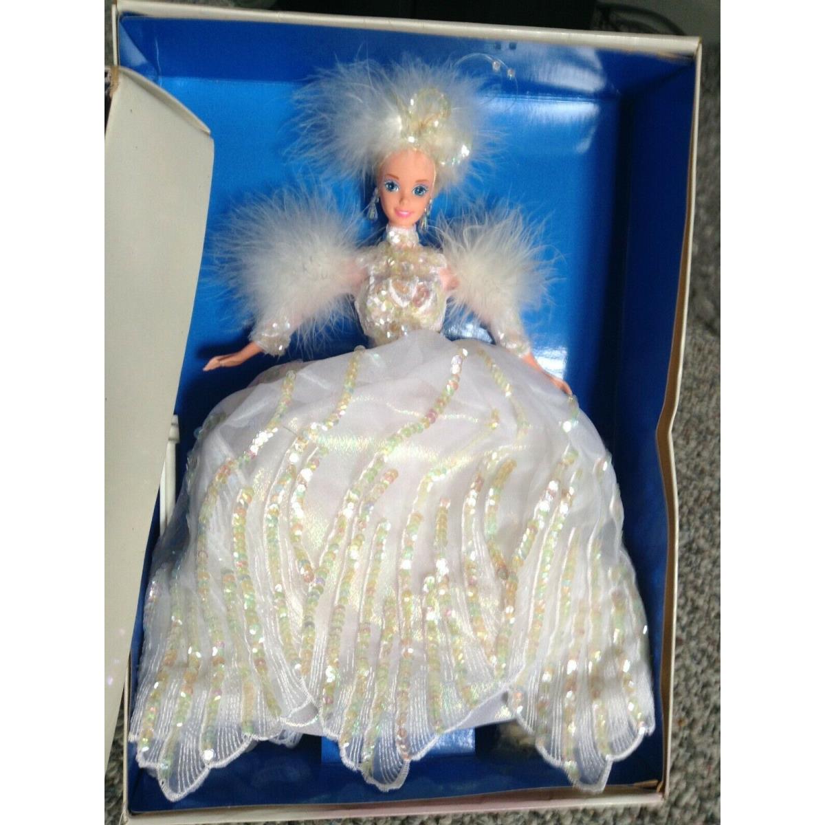 Mattel 1994 Snow Princess Barbie Doll Box Blonde Blue Eyes Limited Ed. L K