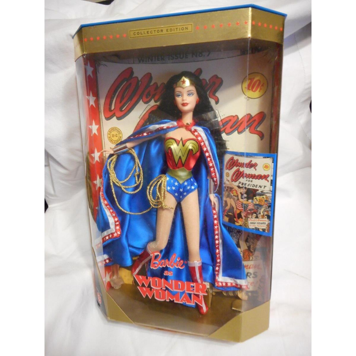 1999 Barbie as Wonder Woman Nrfb Mattell 24638