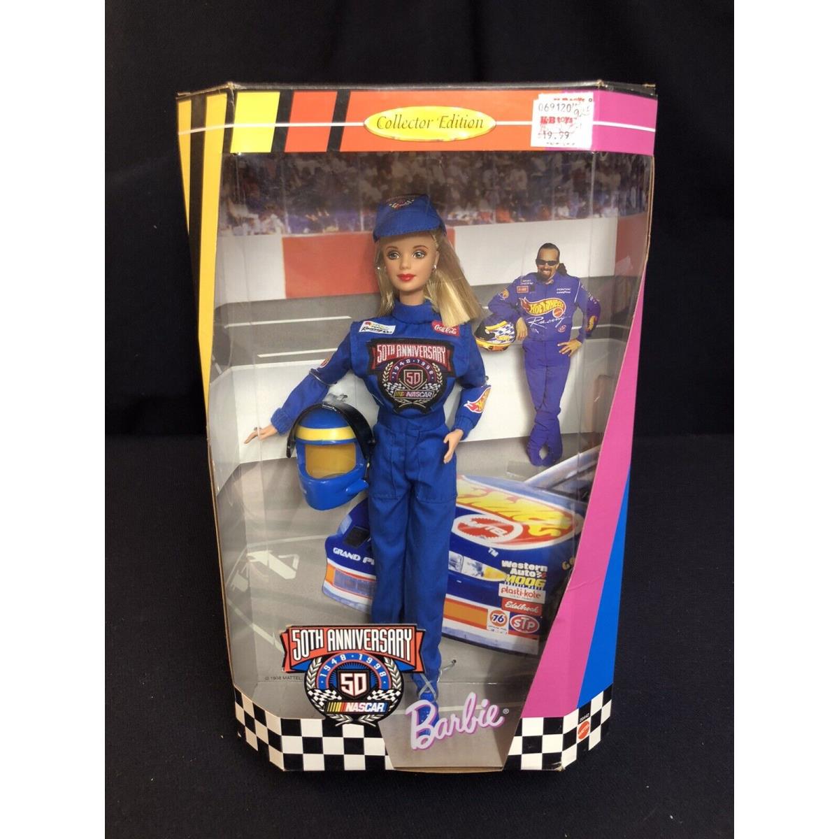 50th Anniversary Nascar Barbie 1998 Mattel Vintage