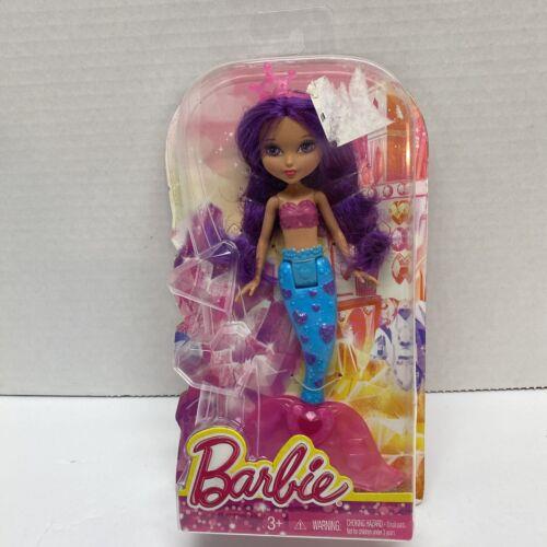 Mattel Barbie 2015 Mini Mermaid Doll Dng07 Dng09 Rare Purple Hair