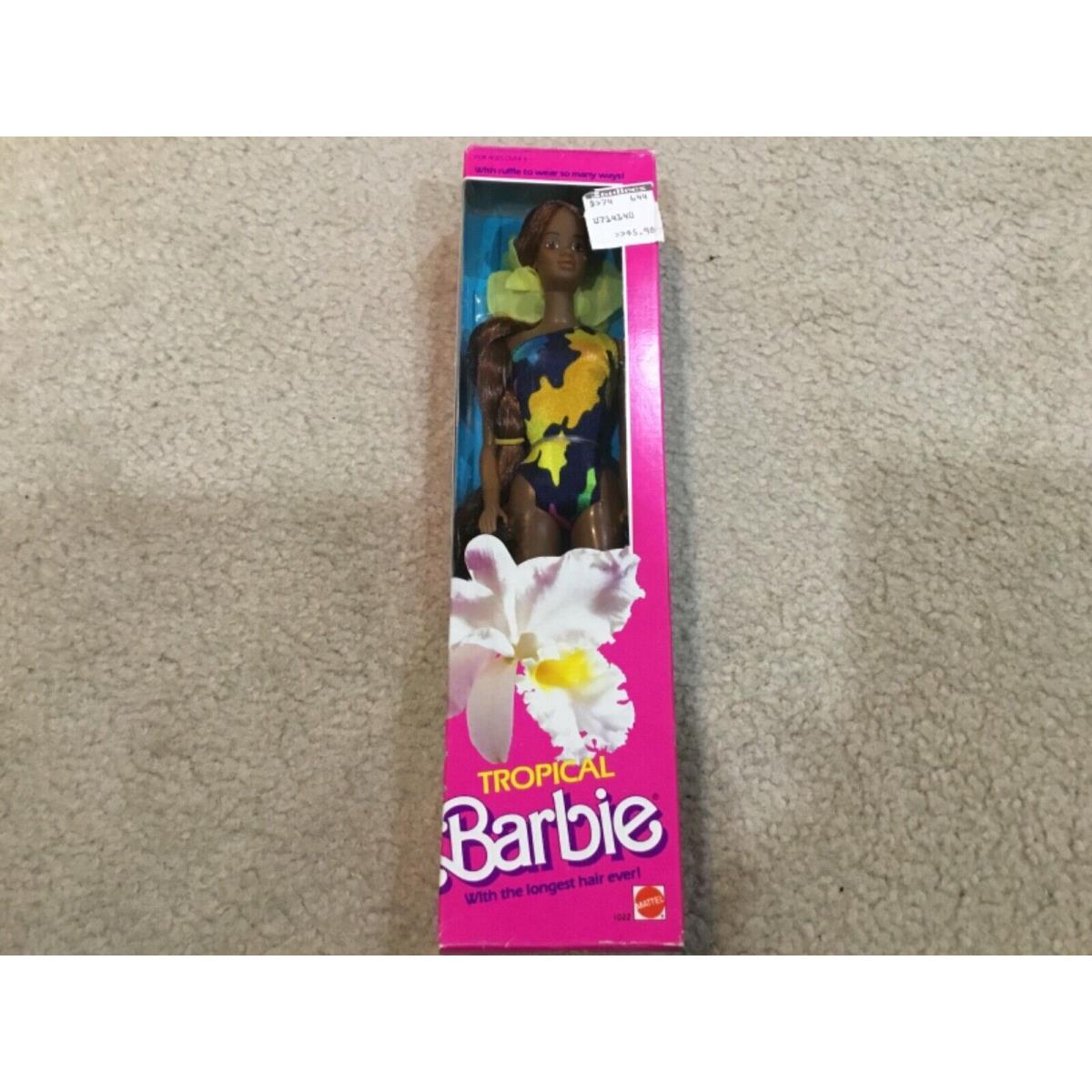 1985 AA Tropical Barbie Mib - Nice