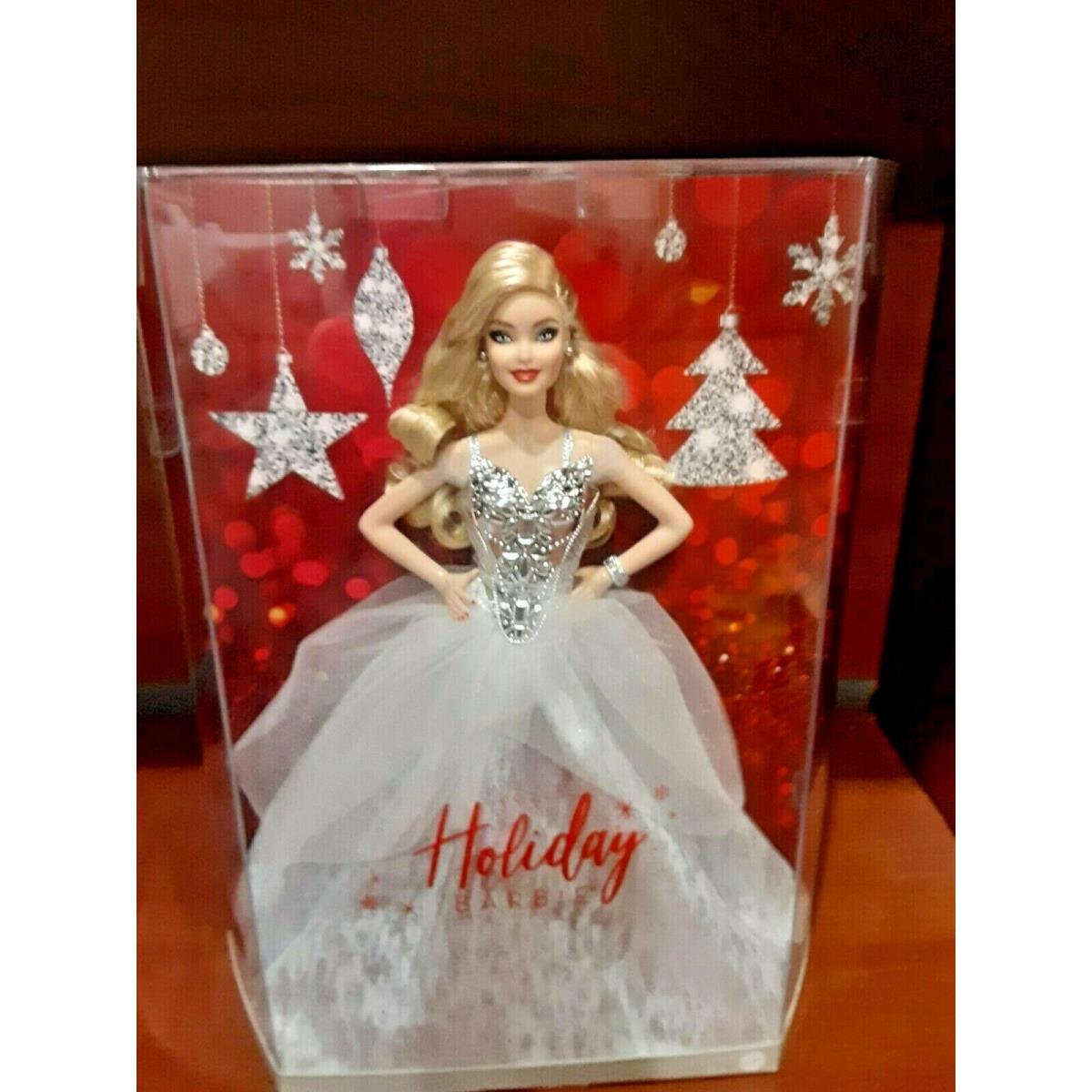 2021 Mattel Holiday Barbie Doll Blond GXL18