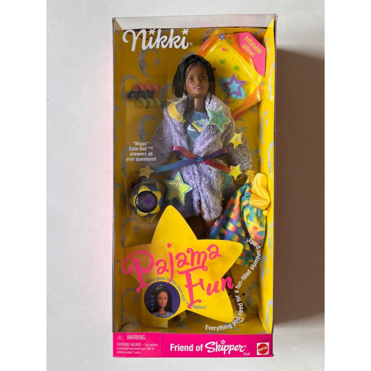 Barbie Nikki Pajama Fun Friend of Skipper Mattel Oop African American