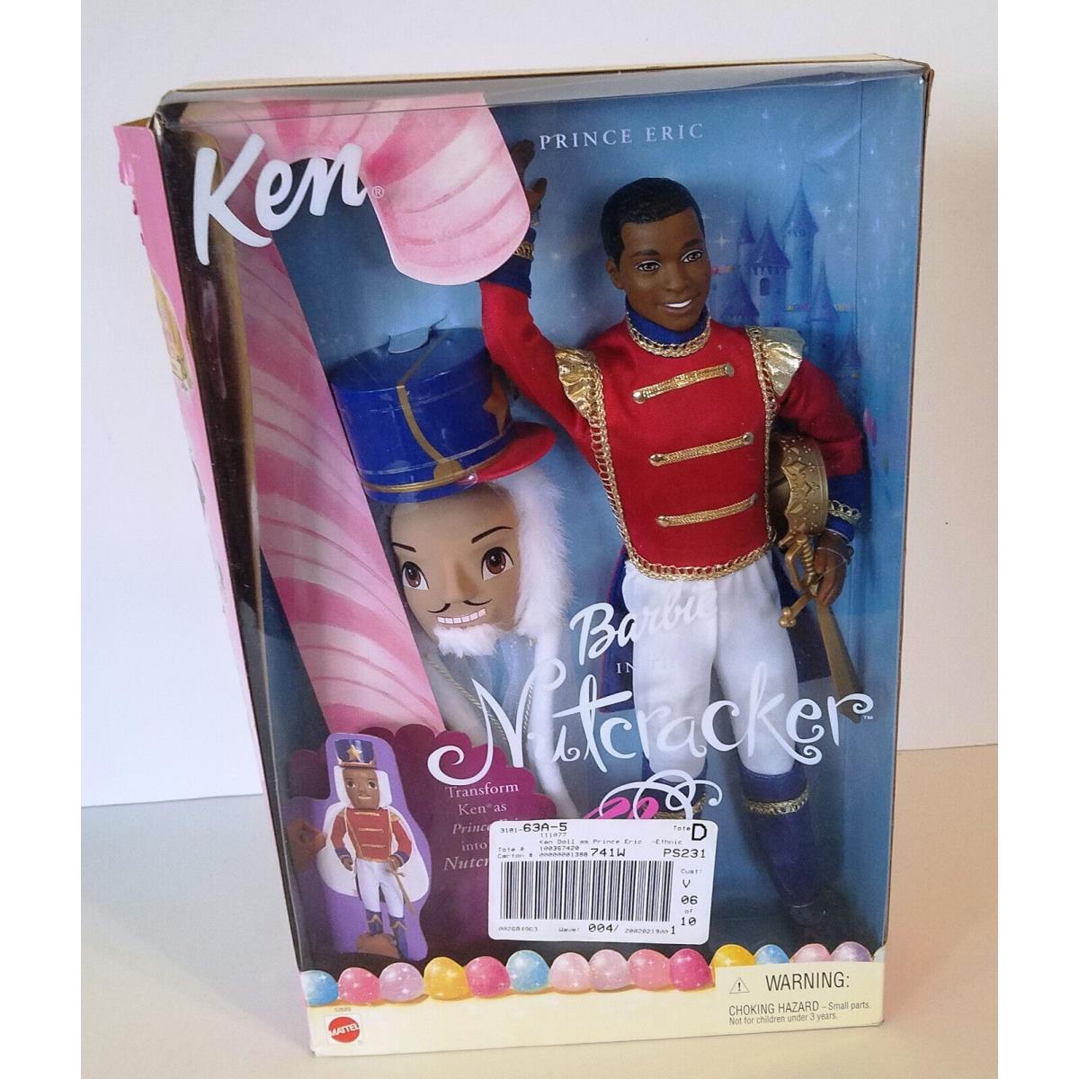 Prince Eric Ken Barbie The Nutcracker Doll Transform Red Soldier Suit Nrfb