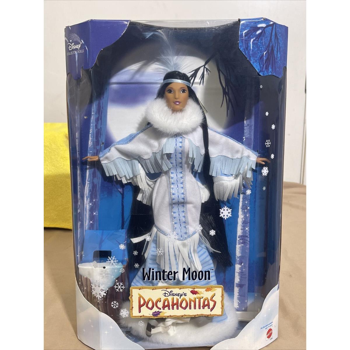 Mattel Disney Collector Dolls Winter Moon Pocahontas with Meeko 1999 Nrfb