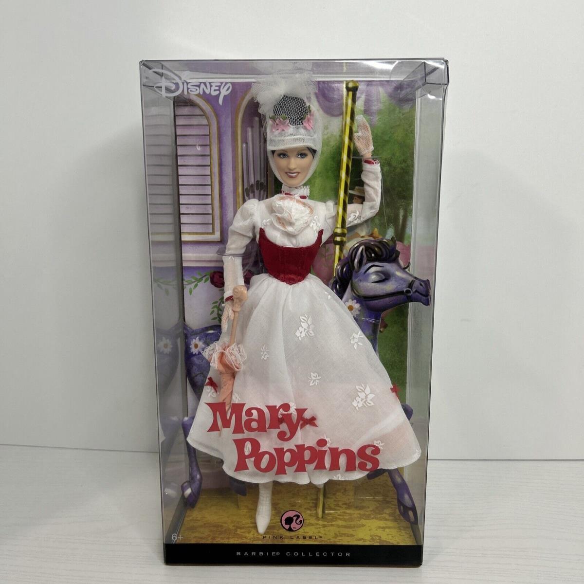 Disney Marry Poppins Barbie Doll Pink Label Collector Mattel M0672 JY06