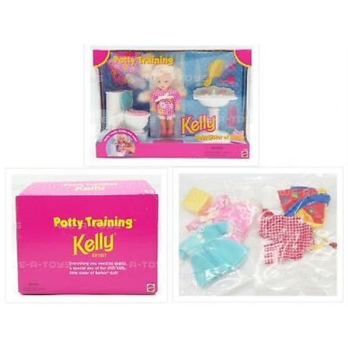 Barbie Potty Training Kelly Gift Set Includes 2 Outfits. Nrfb