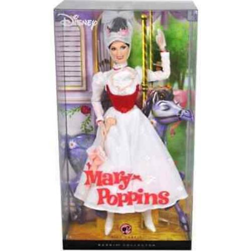 Julie Andrews as Mary Poppins Barbie Doll Pink Label 2007 Mattel M0672