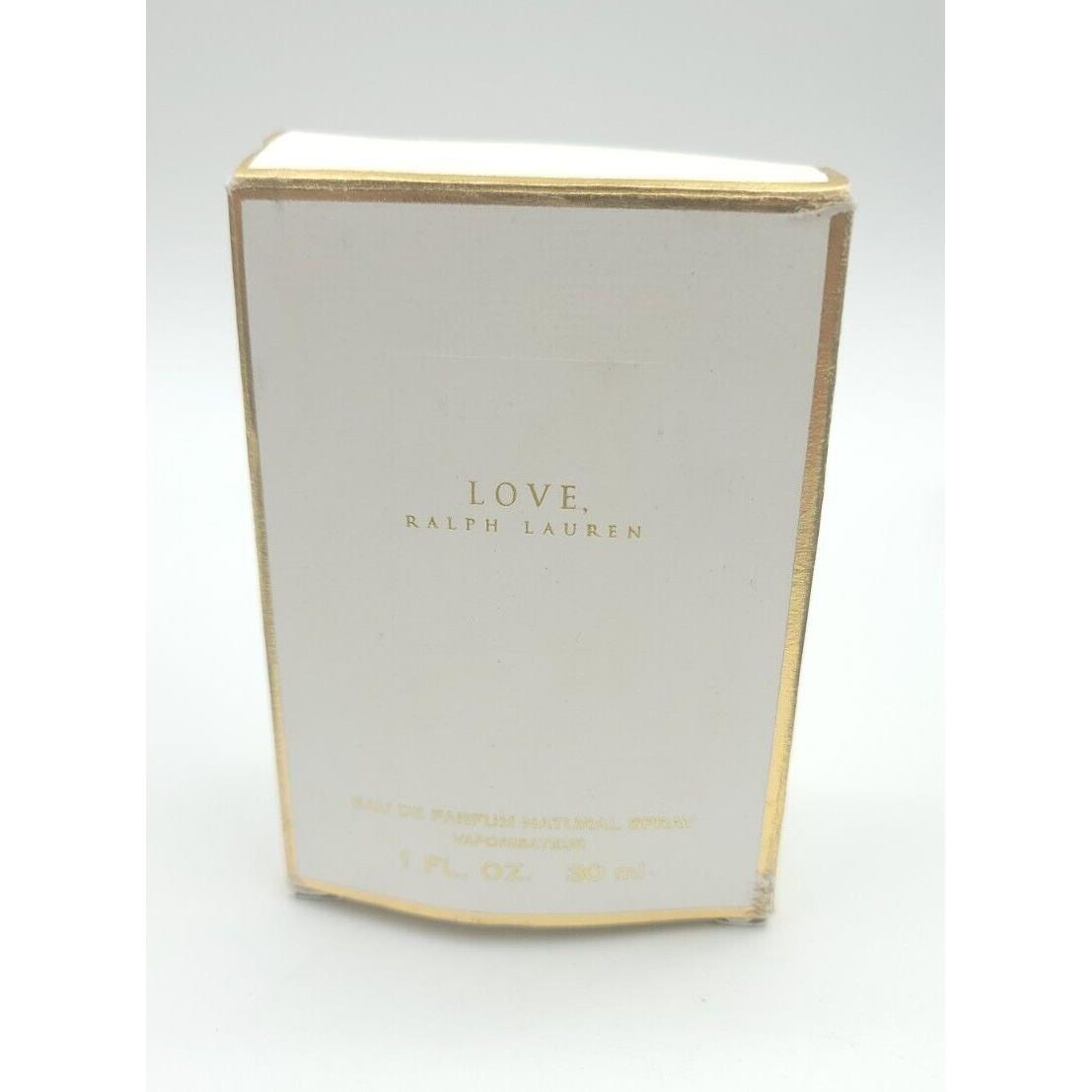 2007 Ralph Lauren Love Perfume 1fl oz/30 ml Spray Old Formula