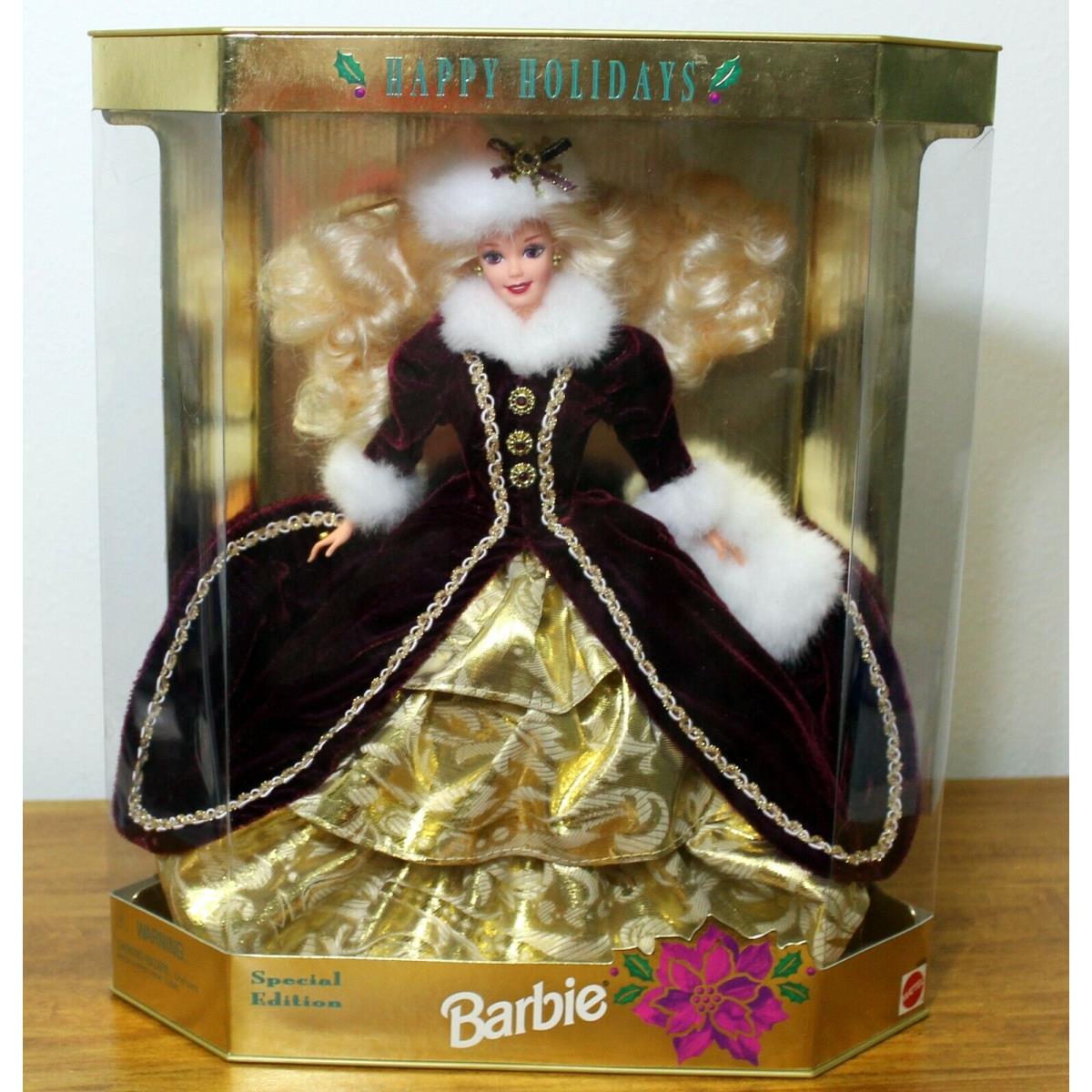 1996 Happy Holidays Barbie 15646 Special Edition Hallmark