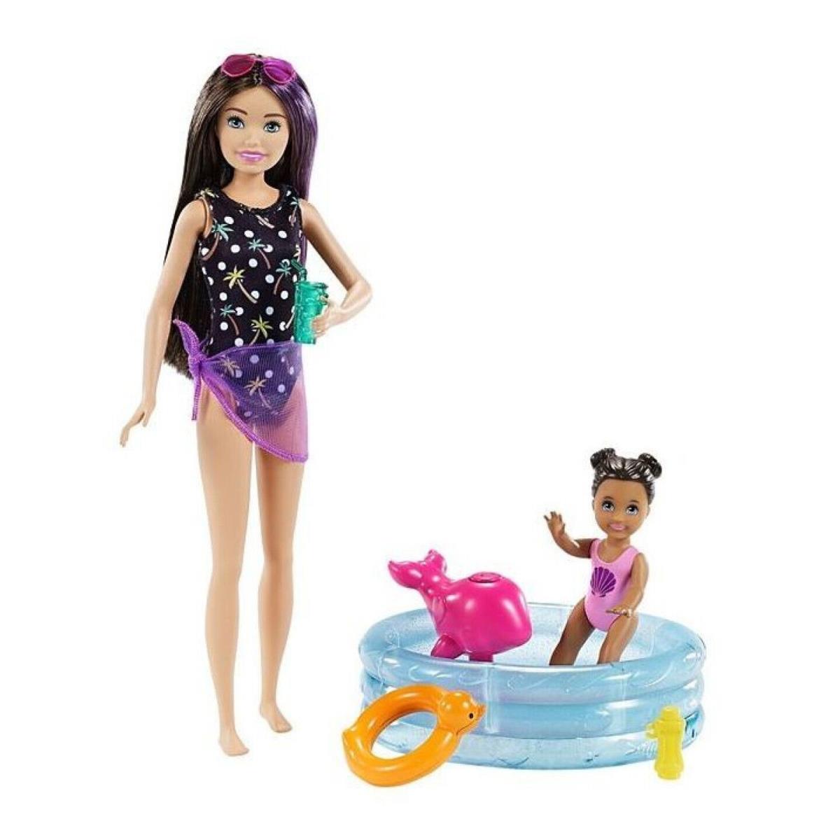 Barbie GRP39 Skipper Babysitters Inc Dolls and Playset - Pool
