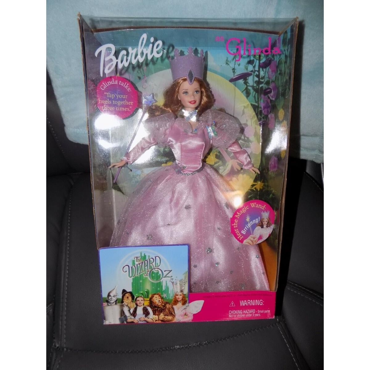 1999 Mattel Wizard Of Oz Barbie AS Glinda The Good Witch Talking Doll 25813