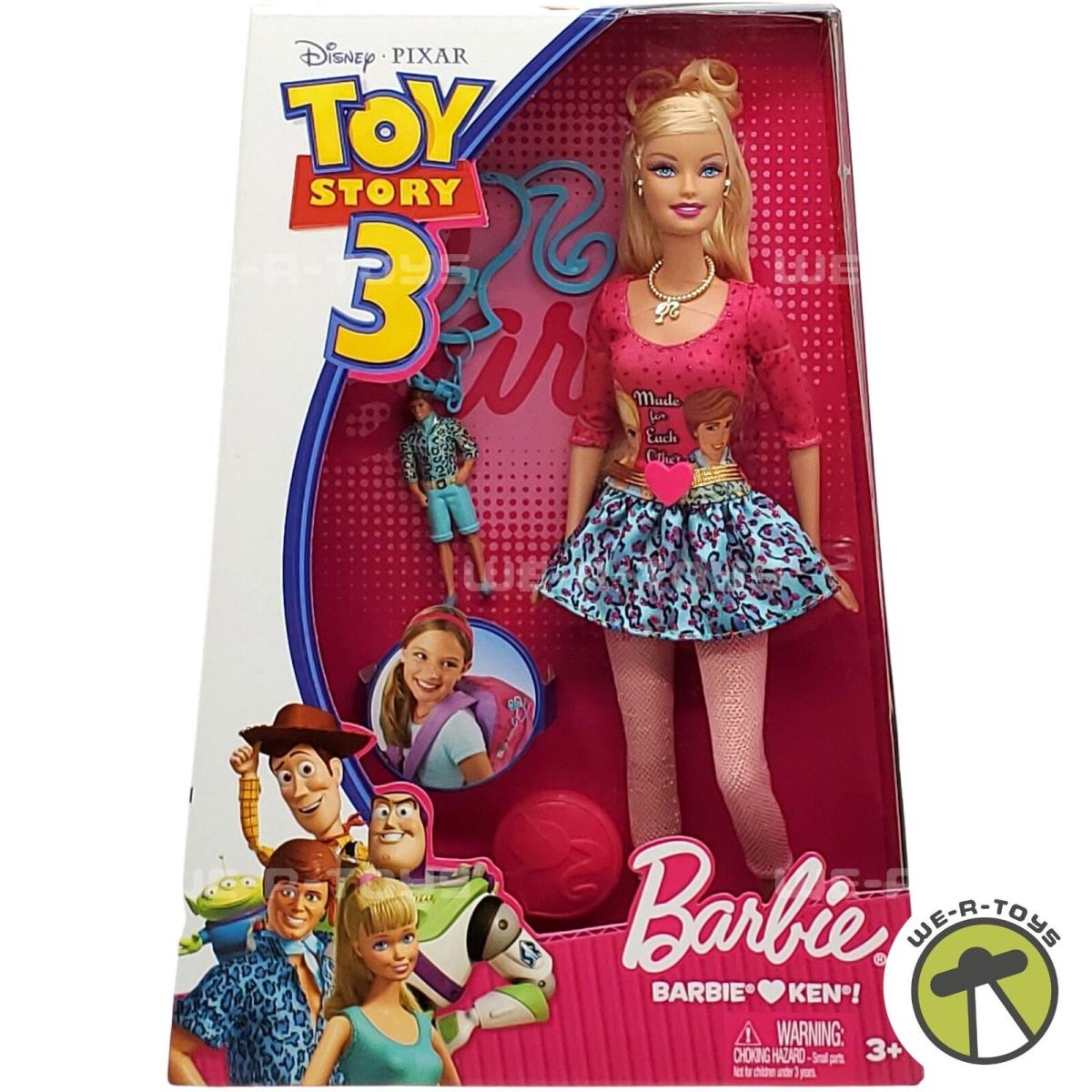 Disney Pixar Toy Story 3 Barbie Loves Ken Barbie Doll Mattel T2965