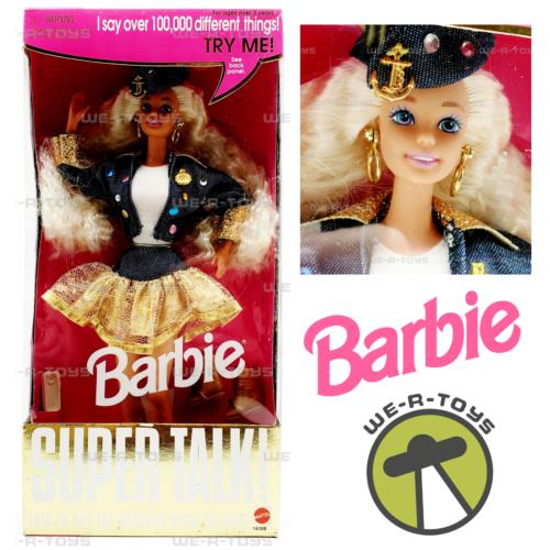 Super Talk Barbie Doll 1995 Mattel no 14308